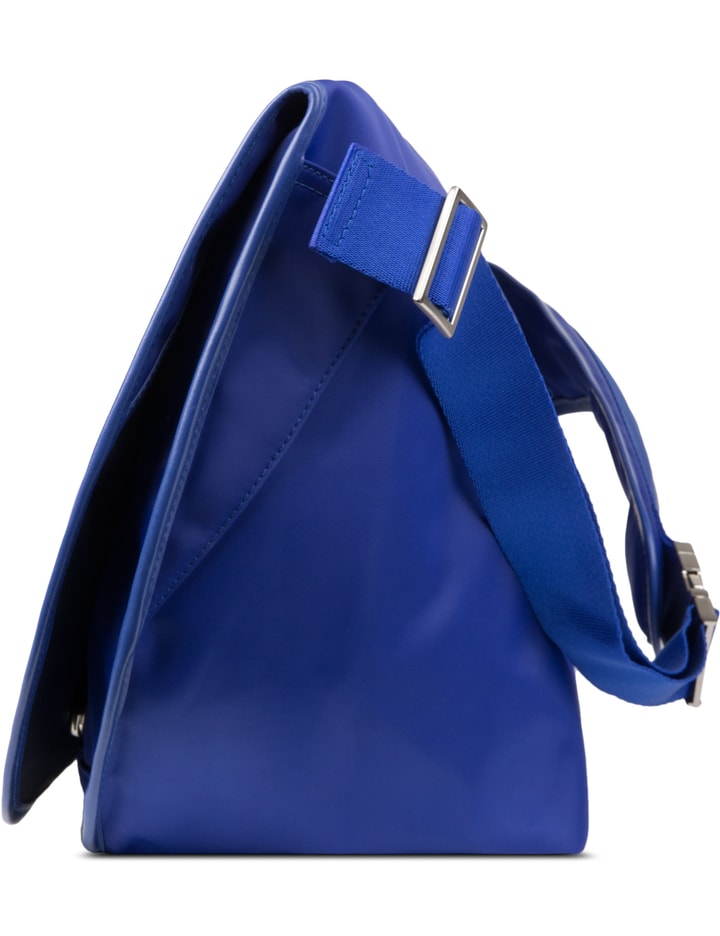 HAERFEST Blue Nylon Cross Body Messenger Bag HBX Globally Curated Fashion and Lifestyle by