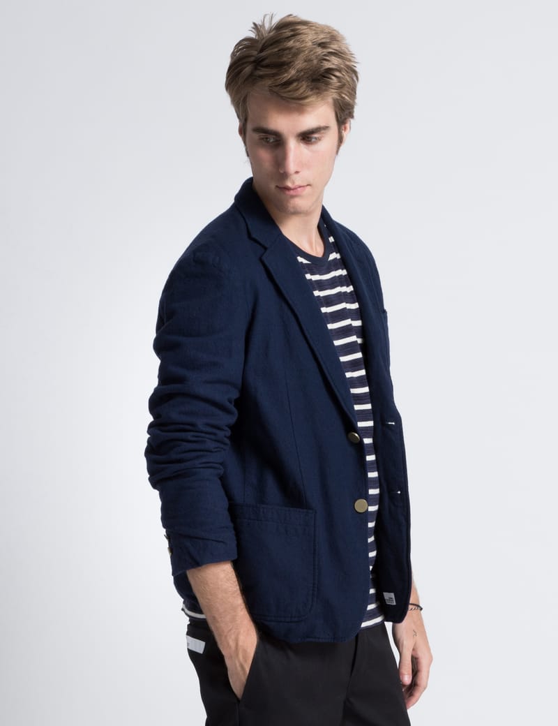 Bedwin & The Heartbreakers - Navy 2B Wool 