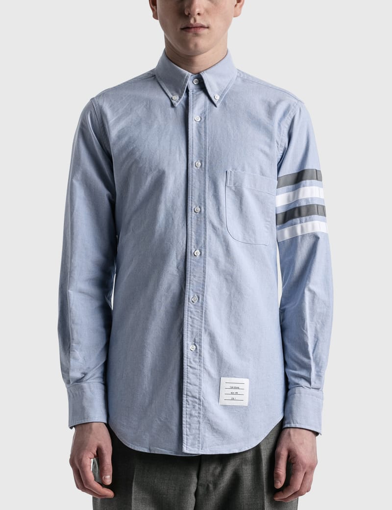 タグ付属 サイズ3 トムブラウン オックスフォード 4BAR シャツ オックスフォード 4-BAR 半袖シャツ | Thom Browne
