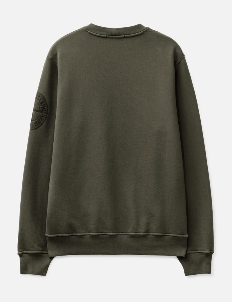 Stone Island - Cotton Fleece Sweatshirt | HBX - Globally