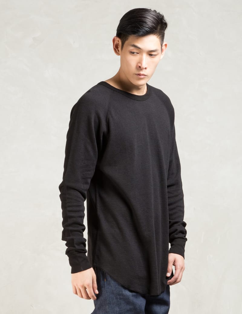 Feltraiger - Black Hudson Thermal Ls T-shirt | HBX - Globally