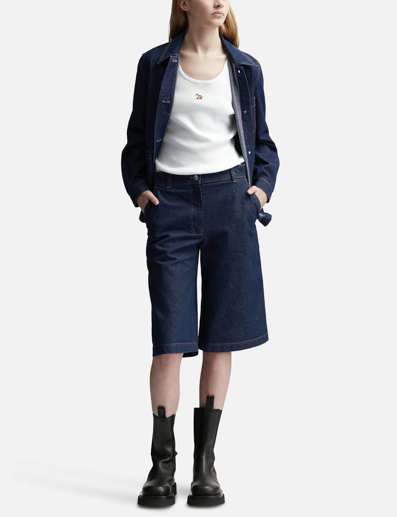 Maison Kitsuné - Baby Fox Ribbed Tank Top | HBX