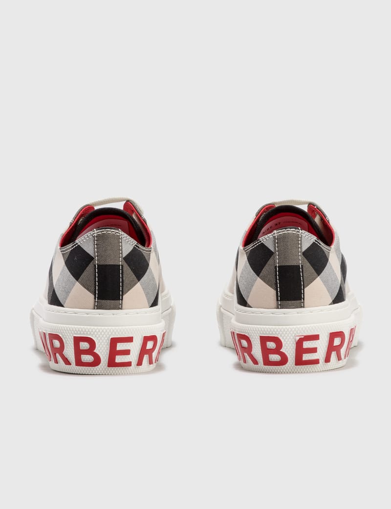 Burberry - チェック コットン スニーカー | HBX - ハイプ