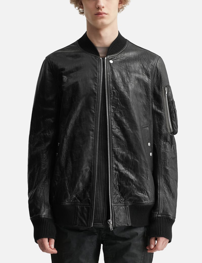 Rick Owens Classic Flight In Tumbled Lamb Leather - 中厚ラムレザー