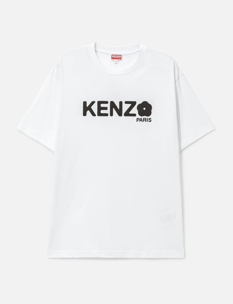 Kenzo Paris ロゴ長袖Tシャツ L ホワイト ケンゾー KENZO ロングTシャツ ロゴ プリントT ホワイト マルチ