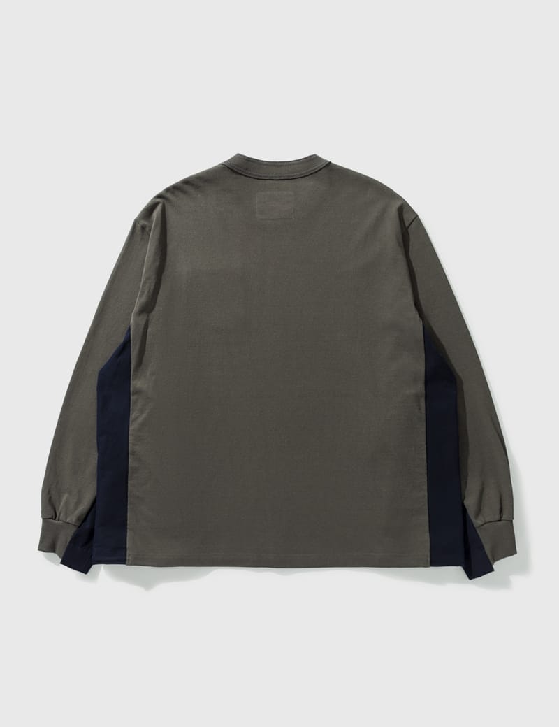 Sacai - Sport Mix Long Sleeve T-shirt | HBX - Globally Curated