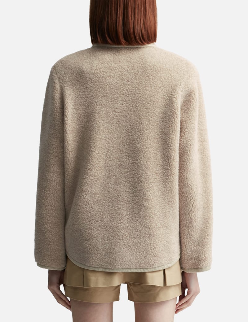 ジャケット APC Esther Jacket Pink Beige WOARGF02973BAB WOARGF02973BABFW Esther jacket | Lightweight faux sheepskin wool | A.P.C.