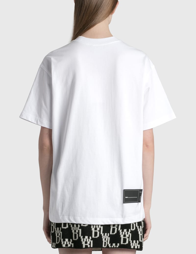 WE11DONE バックプリント Tシャツ ホワイト