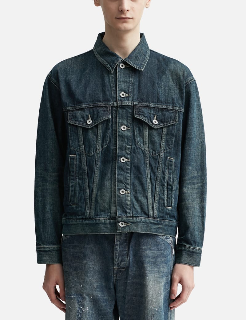 665NEIGHBORHOOD WASHED DENIM TYPE-4 JACKET