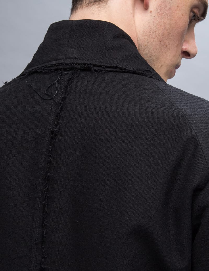 Damir Doma コットン　ジャケット Damir Doma // Black Cotton Raw Edge Jacket – VSP Consignment