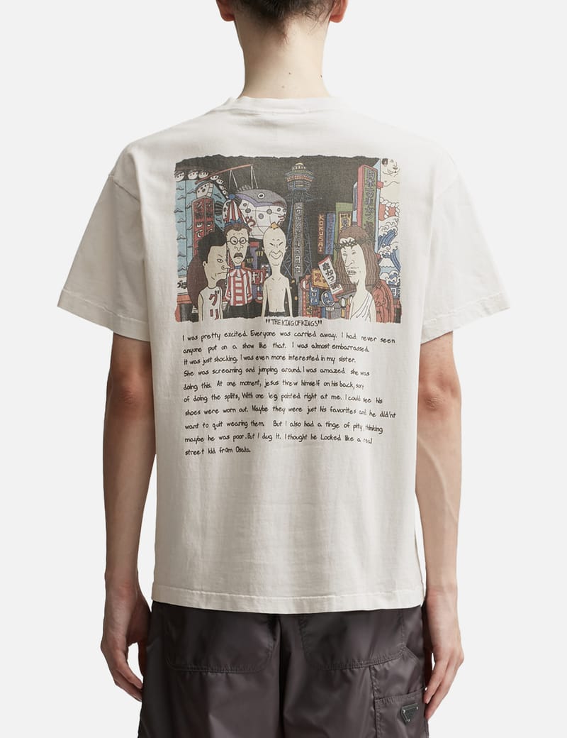 saint michael time is eternal Tシャツ Saint Michael - Time is Eternal Cartoon T-shirt | HBX