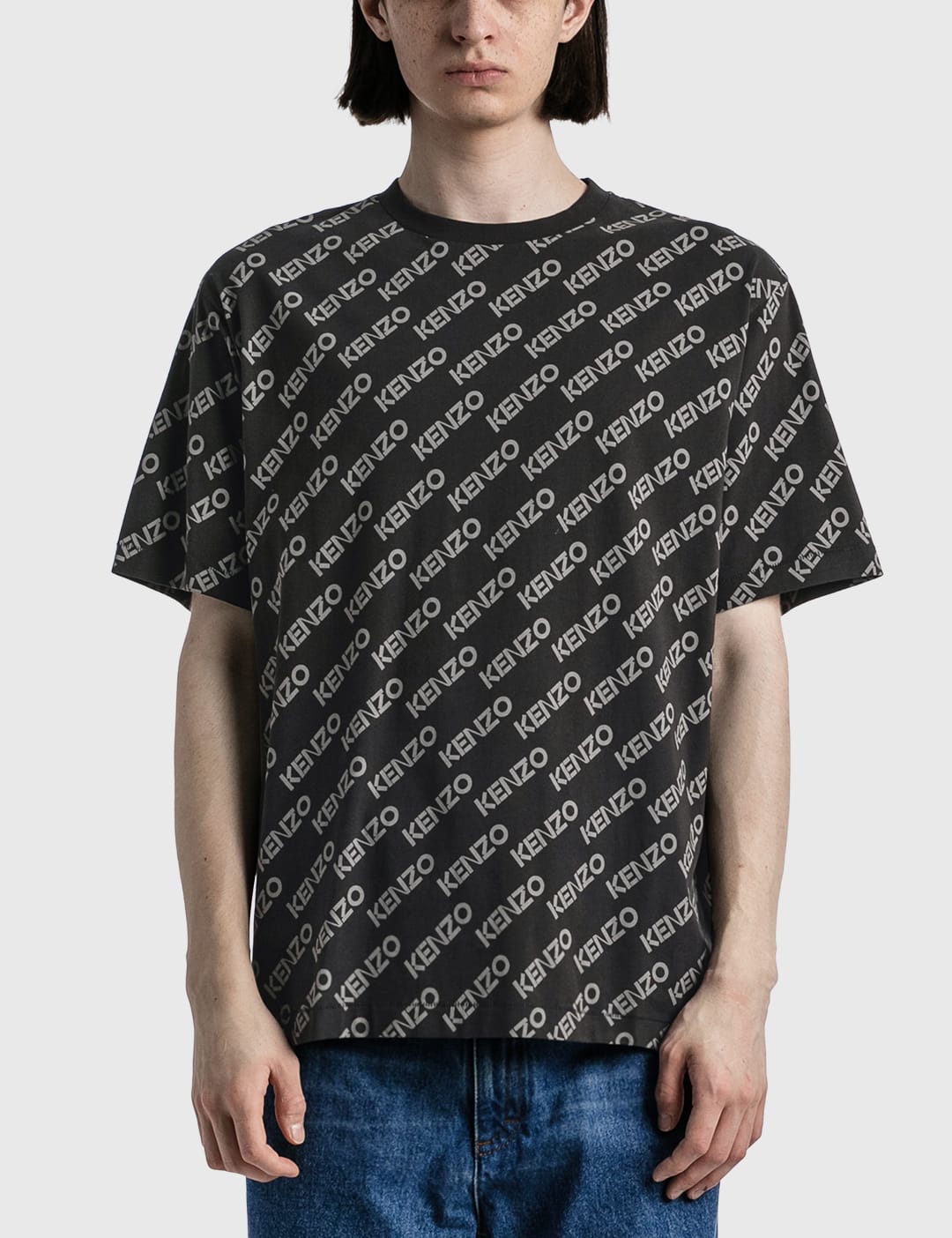 Kenzo - オーバーサイズ モノグラム Tシャツ | HBX - ハイプビースト ...