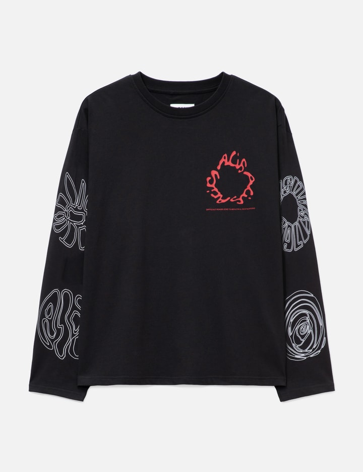 ALIS Joshua Long Sleeve With Graphics Black Cotton Long sleeve Tee alis-joshua-long-sleeve-with-graphics-black-cotton-long-sleeve-tee