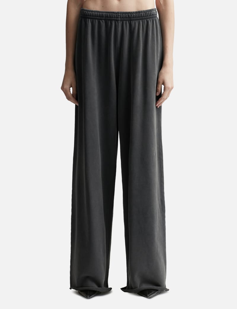 Acne Studios Face Patch Cotton Fleece Sweatpants | Nordstrom