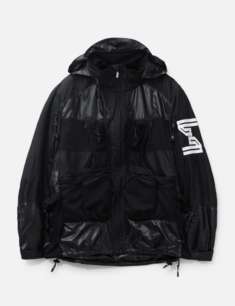JUNYA WATANABE INNER RAUM ブラックダウンジャケット M Junya Watanabe Man Innerraum Panelled Jacket - Black panelled