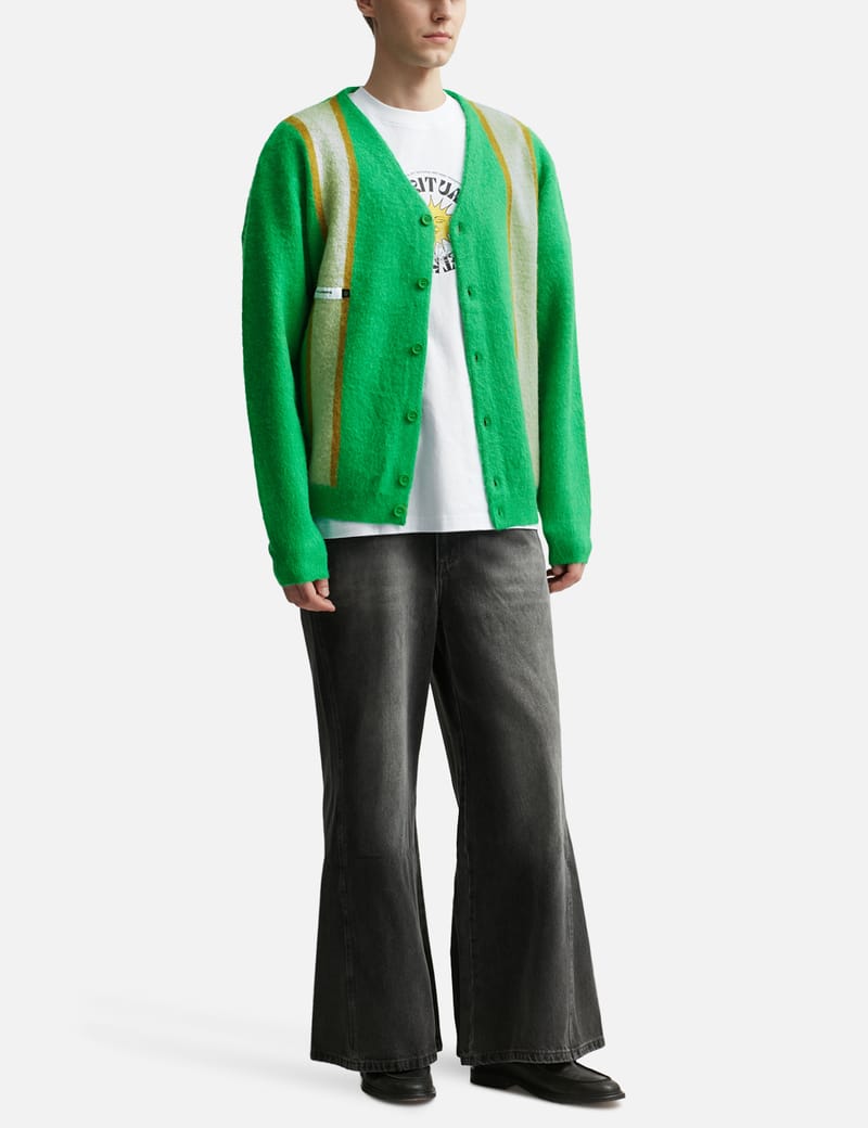 STUDENTS GOLF - Ellis Mohair Cardigan | HBX - Globally STUDENTS GOLF - Ellis Mohair Cardigan | HBX - Globally