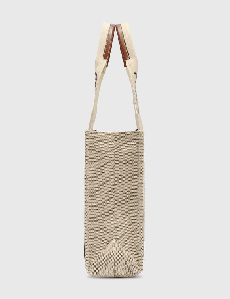 Chloé WOODY MEDIUM TOT Chloé Woody medium tote bag for Women - Beige in UAE | Level