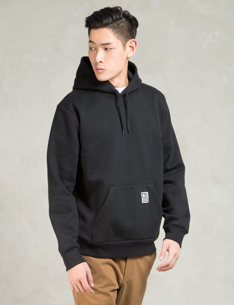 Carhartt WIP State Flag Big Logo Black Sweatshirt Size M | eBay