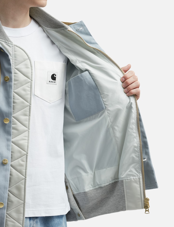 Sacai - Sacai X Carhartt WIP Canvas X MA-1 Jacket Michigan | HBX