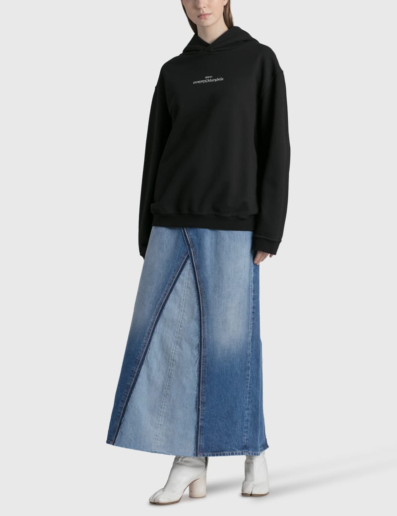 Maison Margiela - Upside Down Logo Hoodie | HBX - Globally