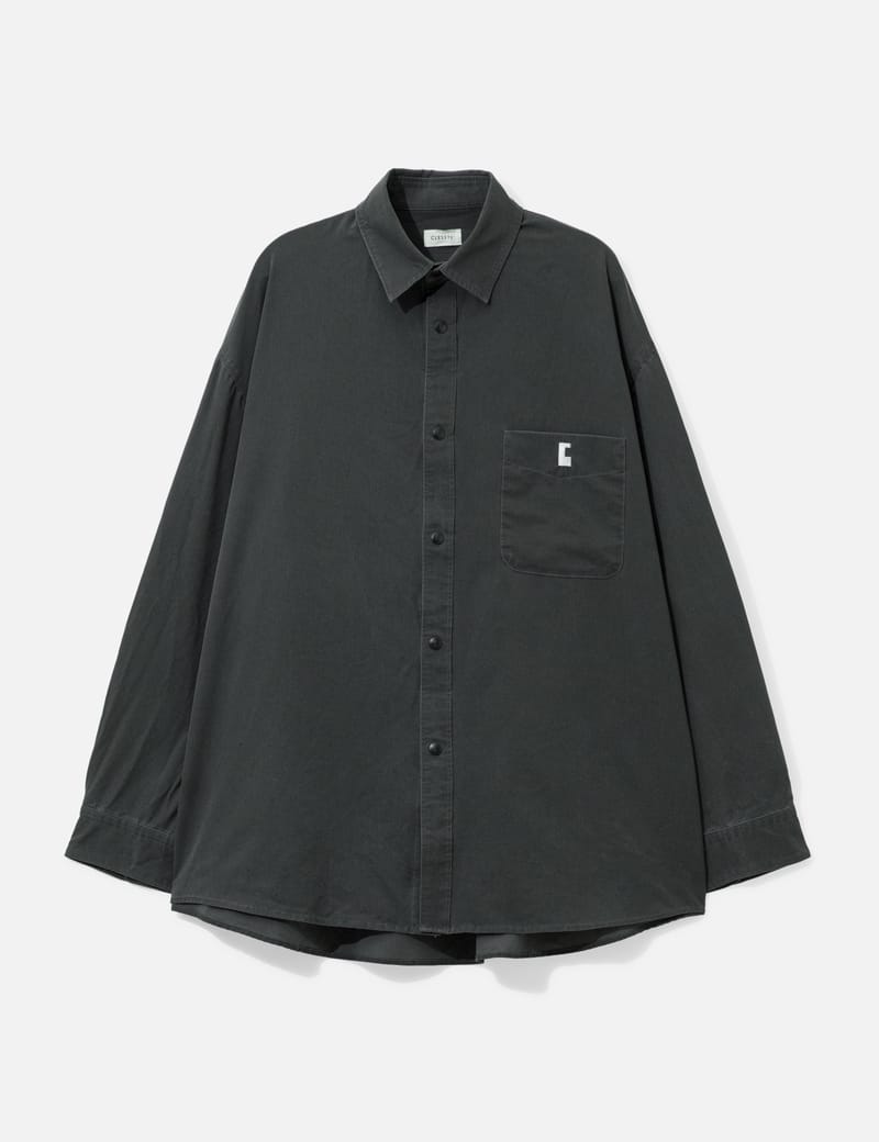 CLESSTE Wool Gabardine City Uniform Tailored Jacket - Black wool