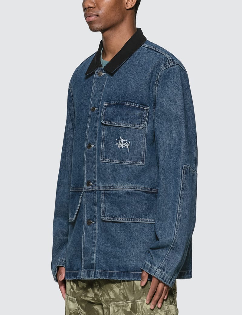 Stüssy - Denim Chore Coat | HBX - Globally Curated Fashion and