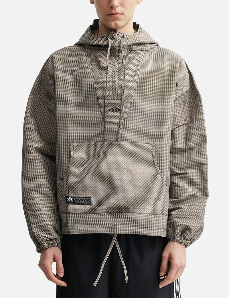 UMBRO SLAM JAM アンブロ アノラック パーカー ジャケット Umbro Umbro x Slam Jam Masked Check Anorak - Italian-made check