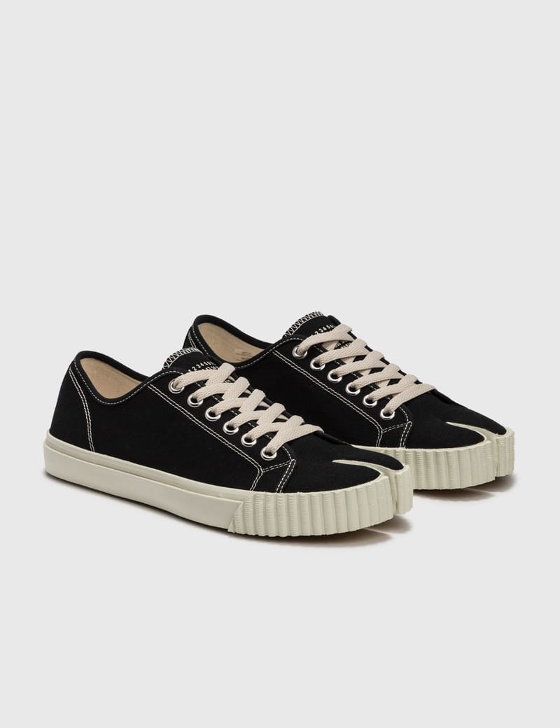Maison Margiela メゾンマルジェラ / Tabi canvas sneakers Maison Margiela - Tabi canvas sneakers black - The Corner