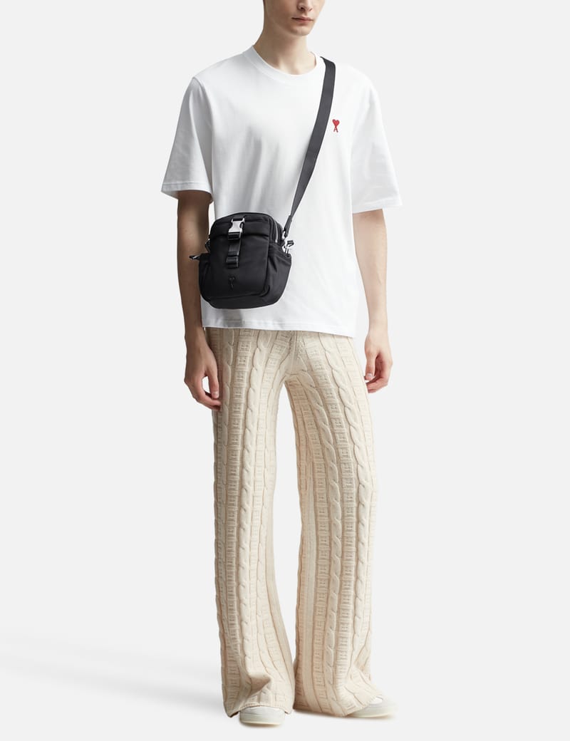 ★正品★【AMI】25SS Heart Logo Small Pocket Crossbody Bag Ami - Ami De Coeur Crossbody Pocket Bag | HBX - Globally