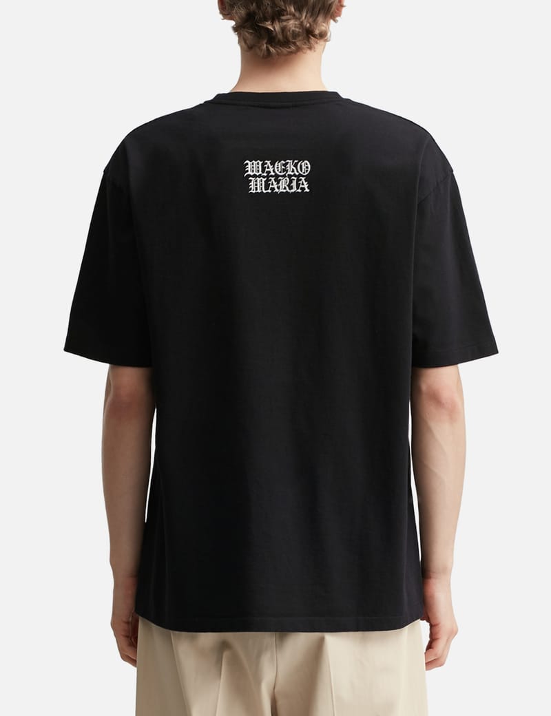 WACKO MARIA UFC / Washed Heavy Weight Crewneck T-Shirt - 日本製の