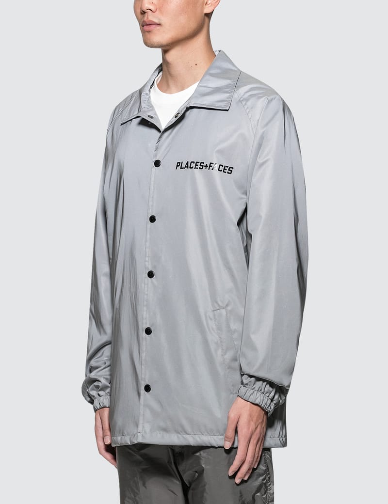 Places + Faces - Reflective Coach Jacket | HBX - Globally Curated