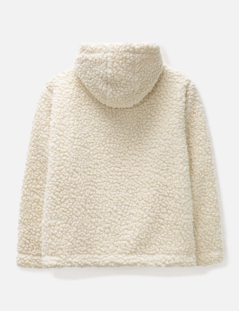 H&m faux shearling hoodie new arrivals