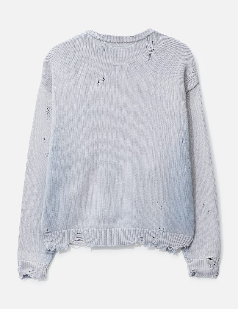 Maison Mihara Yasuhiro Strawberry Jacquard Knit Sweater - ダメージ