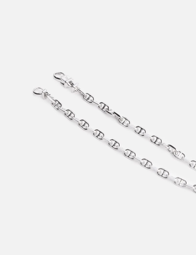 Tom Wood Cable Bracelet - Polished recycled sterling silver with