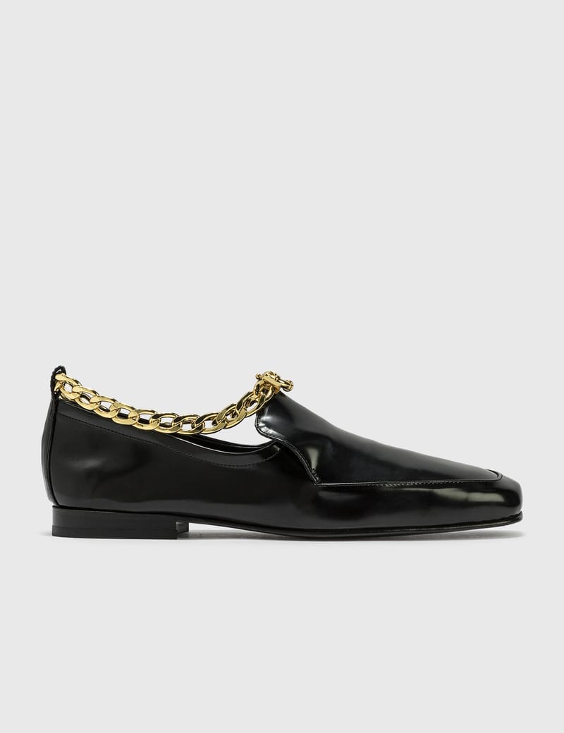 BY FAR - Nick Black Semi Patent Leather Shoes | HBX - ハイプ BY FAR - Nick Black Semi Patent Leather Shoes | HBX - ハイプ