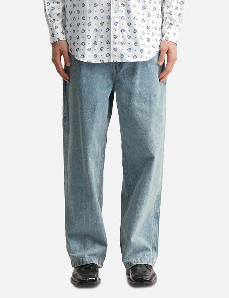 パンツ BELL STAMP WEAR PAINTER PANT BELL STAMP WEAR Bell TLee Painter Pants - utility denim with a