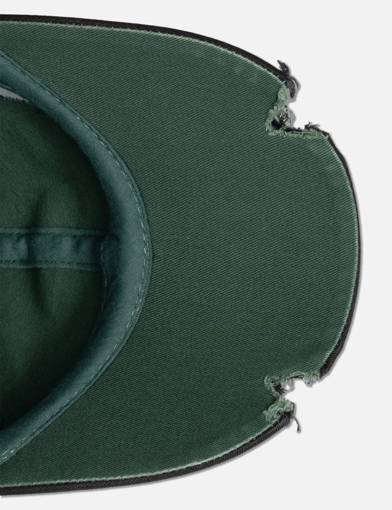 Umbro Umbro x Slam Jam Spycam Cap - Distressed cotton twill cap in