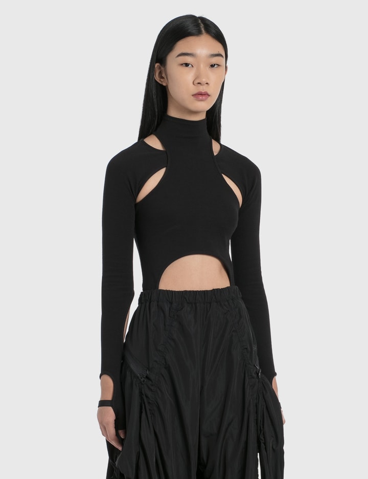 Hyein Seo - Jersey Top With Sleeves | HBX - Globally Curated Fashion ...