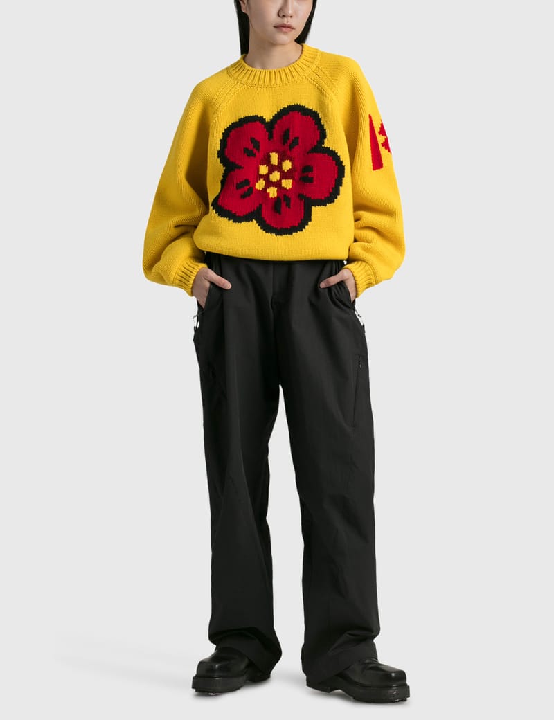 kenzo 「Varsity」メリノウールジャンパー（セーター） ケンゾー - 'Varsity' メリノ ウール ジャンパー | HBX