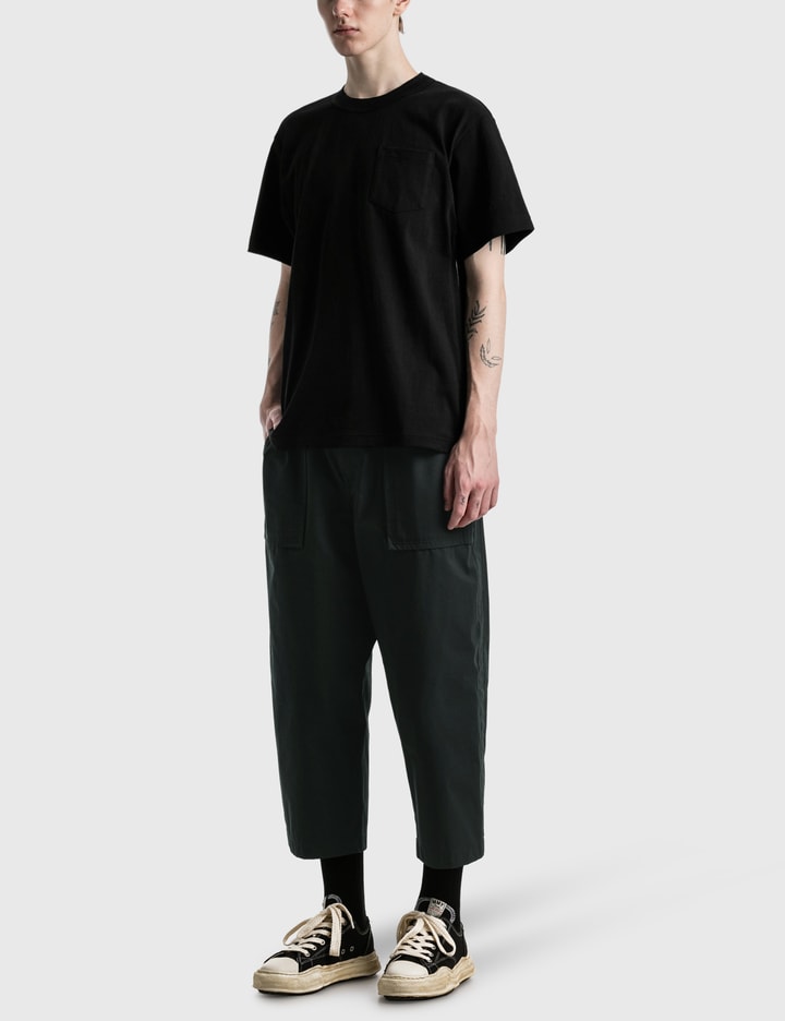 Sacai - Side Zip Cotton T-shirt | HBX - Globally Curated Fashion and ...