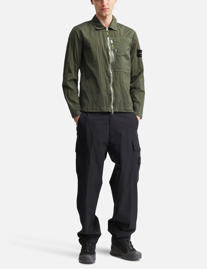 Stone Island Nylon Metal In ECONYL® Overshirt - ECONYL®再生