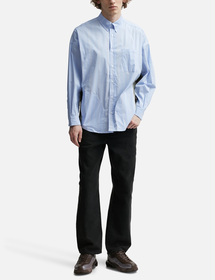 Grocery - GROCERY ST-015 OVERSIZED PANELED STRIPE SHIRT | HBX