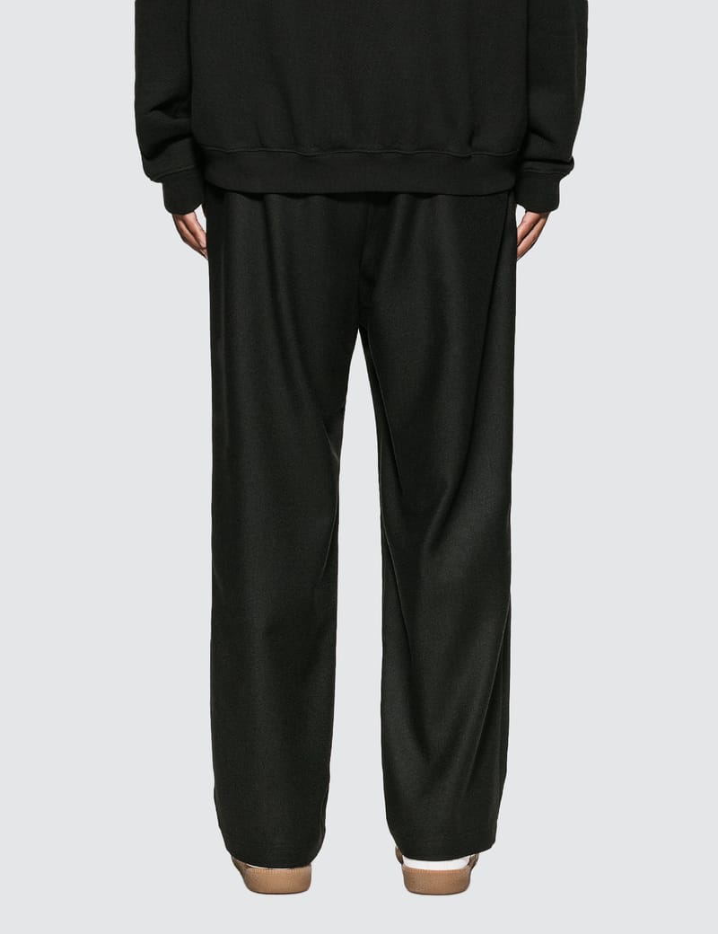 パンツ Maison Margiela Wool Zipper Pants MM6 Maison Margiela zip-detail Tapered Trousers | Black