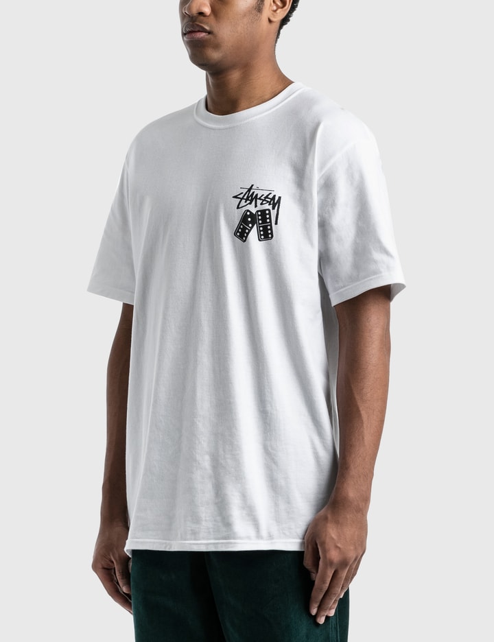 White Domino Cotton T-Shirt