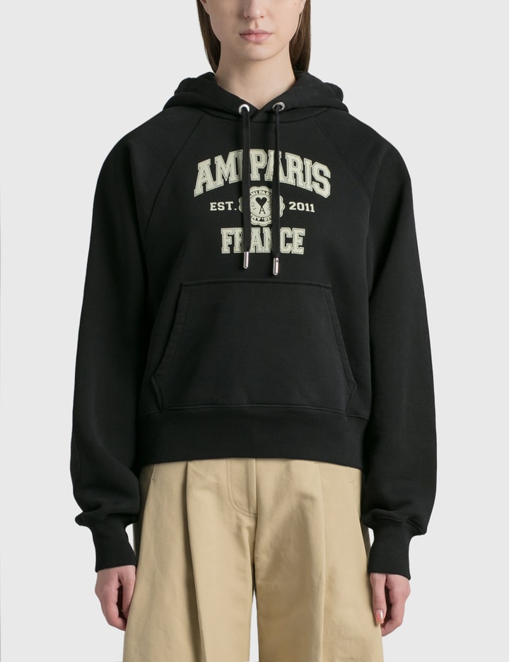 ami paris hoodie schwarz