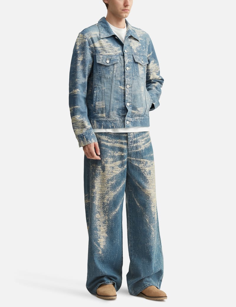 TAAKK Denim 3rd Type Denim Jacket - Cropped jacquard denim with