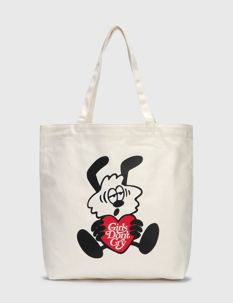 verdy girls don't cry tote bag