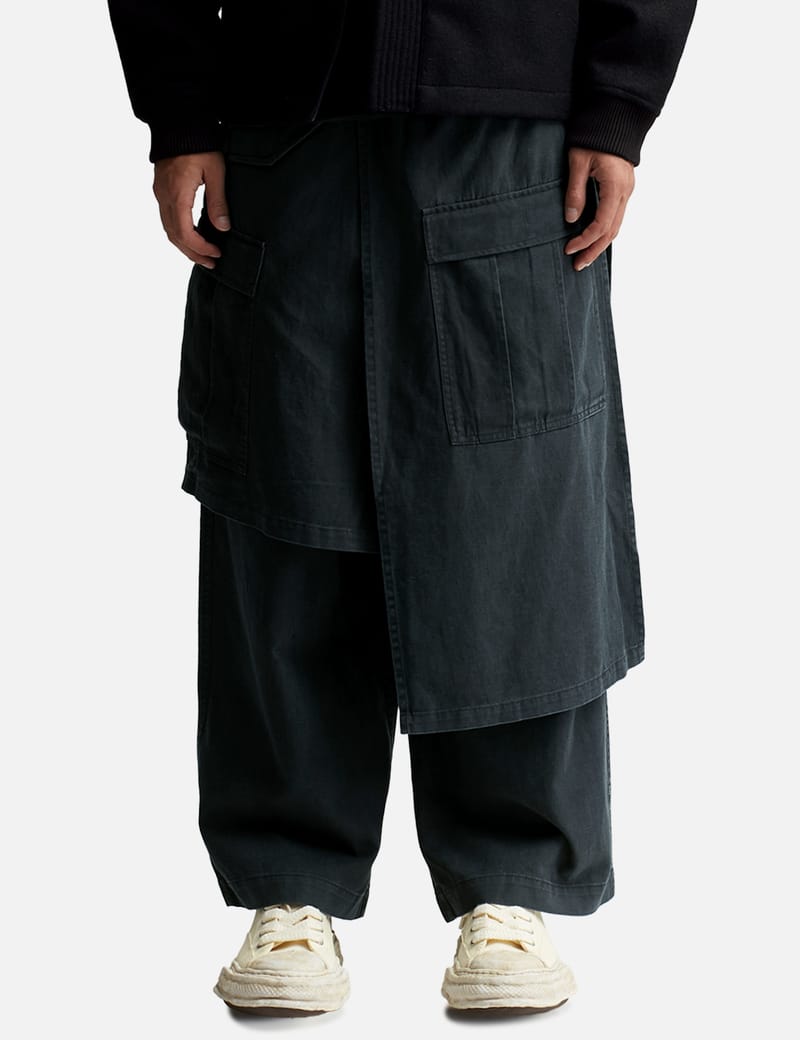 monkey time GROSGRAIN CARGO EASY NAVY（M） M65 Shorts