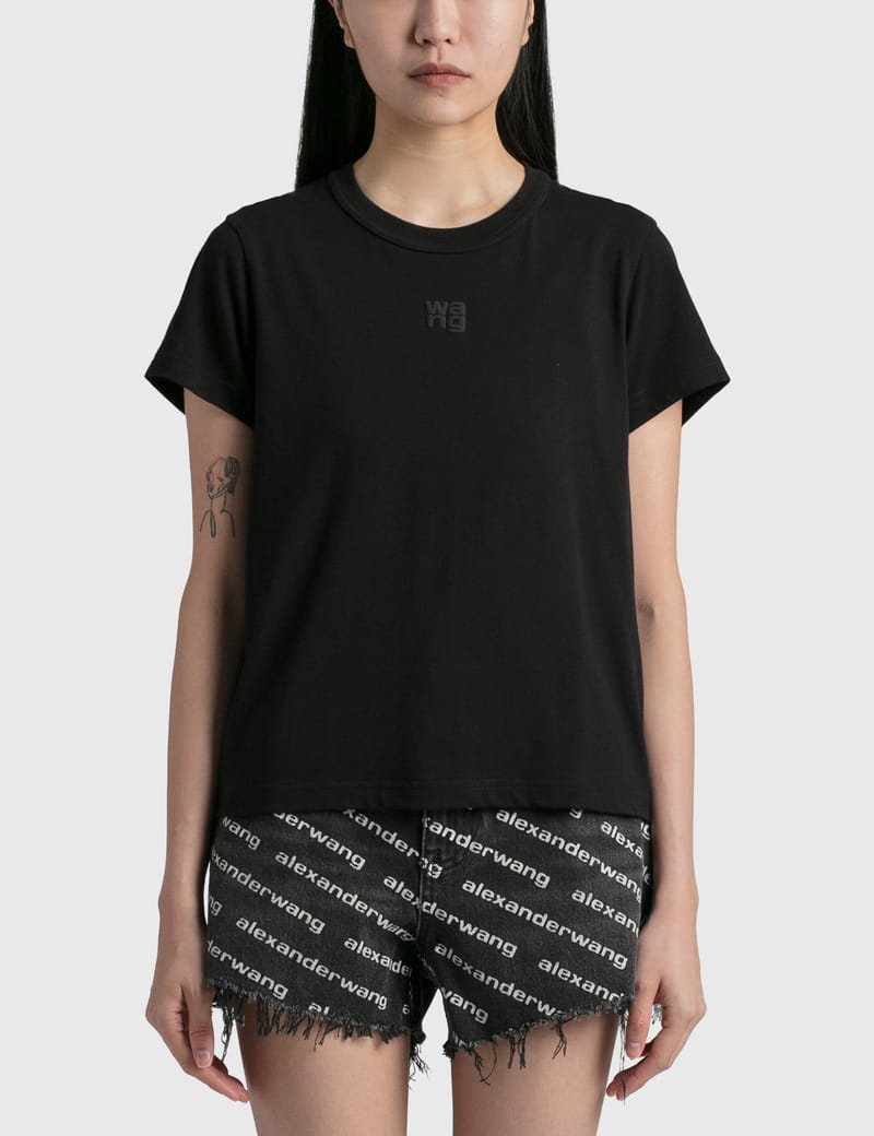 T By Alexander Wang - Essential Jersey Shrunk T-shirt | HBX