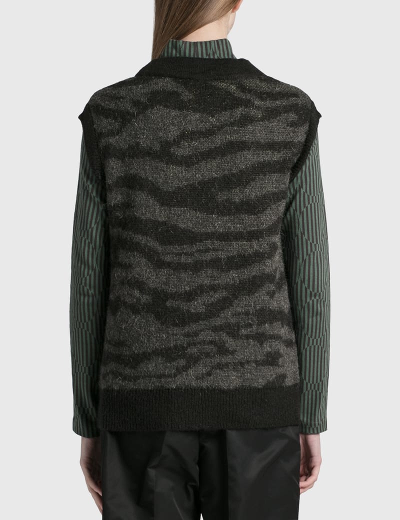 トップス ARIES kurt knit sweater vest Aries Kurt Knit Sweater Vest ARIES